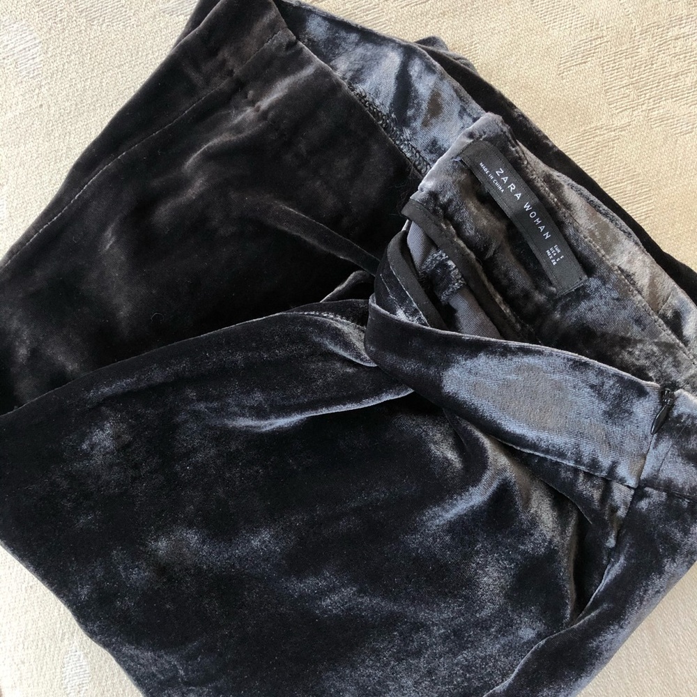 Zara Velvet Dress Pants
